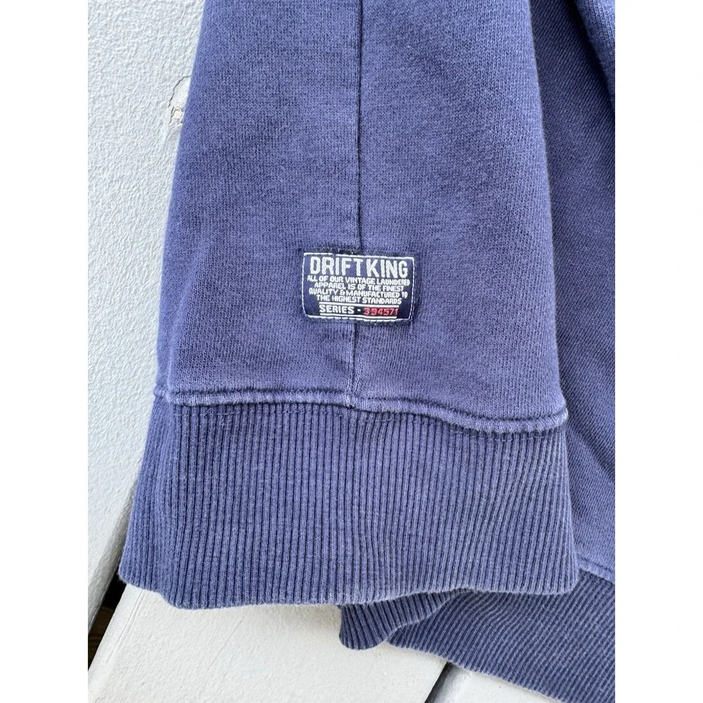 Vintage Y2K‎ Drift King Colorblock Mens Sweater Crewneck Long Sleeve Pullover M